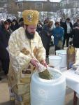 Ajunul Bobotezei la mănăstirea Vasiova