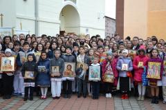 Procesiune cu icoane în Duminica Ortodoxiei la Caransebeș