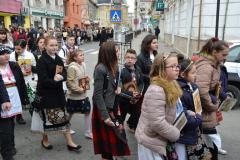 Procesiune cu icoane în Duminica Ortodoxiei la Caransebeș