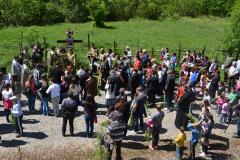 Procesiune în vinerea Floriilor la Ciudanovița