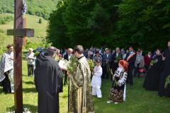 Procesiune în vinerea Floriilor la Ciudanovița