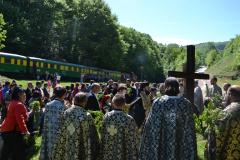 Procesiune în vinerea Floriilor la Ciudanovița