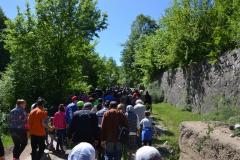 Procesiune în vinerea Floriilor la Ciudanovița