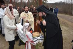 Crucea-monument istoric din Scăiuș a fost sfințită