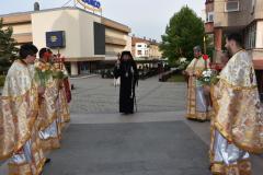 Bucuria Învierii Mântuitorului trăită de credincioșii caran