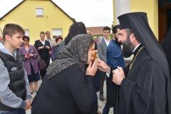 Biserica din Apateu în haine de sărbătoare