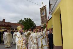 Biserica din Apateu în haine de sărbătoare