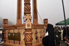 Sfințirea Crucii-monument de la Domașnea