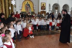 Primii colindători la Catedrala Episcopală din Caransebeș