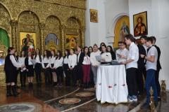 Primii colindători la Catedrala Episcopală din Caransebeș