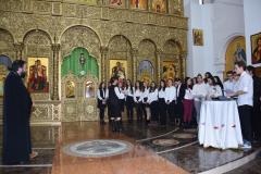 Primii colindători la Catedrala Episcopală din Caransebeș