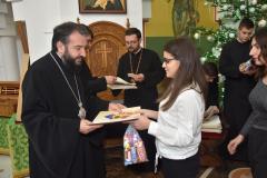 Primii colindători la Catedrala Episcopală din Caransebeș