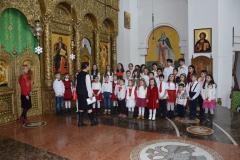 Primii colindători la Catedrala Episcopală din Caransebeș