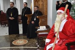 Primii colindători la Catedrala Episcopală din Caransebeș