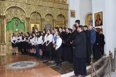 Primii colindători la Catedrala Episcopală din Caransebeș