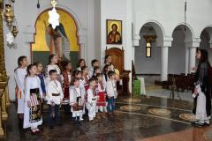 Primii colindători la Catedrala Episcopală din Caransebeș