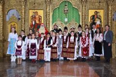 Colindători la Catedrala Episcopală din Caransebeș