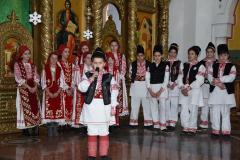 Colindători la Catedrala Episcopală din Caransebeș