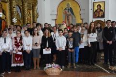 Colindători la Catedrala Episcopală din Caransebeș