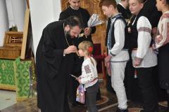 Colindători la Catedrala Episcopală din Caransebeș