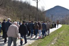 Procesiunea „Drumul Crucii” la Ciudanovița