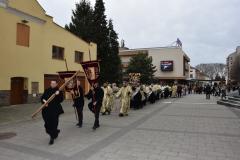 În procesiune de Florii pe străzile Caransebeșului