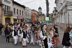 În procesiune de Florii pe străzile Caransebeșului