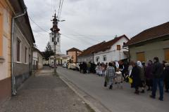 În procesiune de Florii pe străzile Caransebeșului