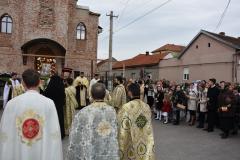 În procesiune de Florii pe străzile Caransebeșului