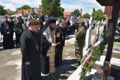 Părintele Episcop Lucian s-a rugat pentru eroi