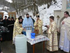 Ajunul Bobotezei la Mănăstirea Vasiova