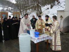 Ajunul Bobotezei la Mănăstirea Vasiova