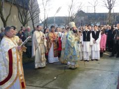 Biserica parohiei Răcăjdia a fost resfinţită 