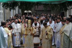 Târnosirea paraclisului Liceului Teoretic din Bozovici