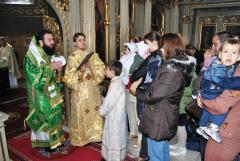 Prăznuirea Floriilor la catedrala episcopală din Caransebeş