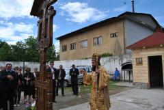 Sfinţirea unei noi troiţe la biserica „Sf. Împăraţi Const