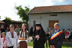 Târnosirea bisericii din parohia Copăcele