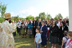 Târnosirea bisericii din parohia Copăcele