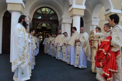 Prima slujire a chiriarhului în noua catedrală episcopală