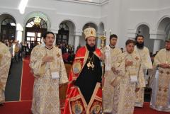 Prima slujire a chiriarhului în noua catedrală episcopală