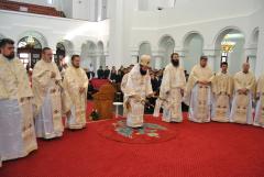 Prima slujire a chiriarhului în noua catedrală episcopală