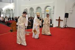 Prima slujire a chiriarhului în noua catedrală episcopală