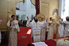 Prima slujire a chiriarhului în noua catedrală episcopală