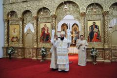 Prima slujire a chiriarhului în noua catedrală episcopală