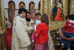 Prima slujire a chiriarhului în noua catedrală episcopală