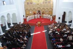 Prima slujire a chiriarhului în noua catedrală episcopală