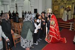 Slujire chiriarhală la catedrala episcopală din Caransebeş