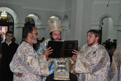 Slujire chiriarhală la catedrala episcopală din Caransebeş