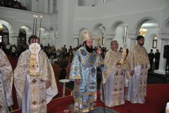 Slujire chiriarhală la catedrala episcopală din Caransebeş