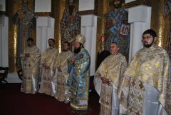 Slujire chiriarhală la catedrala episcopală din Caransebeş